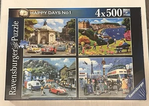 Rompecabezas Ravensburger Happy Days Collection No.1 Look North - 4 x 500 piezas - Imagen 1 de 24