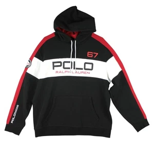 Polo Ralph Lauren Hoodie Men XL Polo Alpine World Cup Racing 67 Patch EUC - Picture 1 of 13