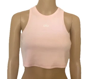 Alo Aspire Tank Top Women’s Size Small in Soft Pink NWOT - Picture 1 of 7
