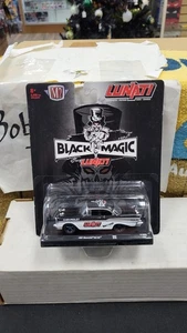 NIB 2022 1957 CHEVROLET BEL AIR BLACK MAGIC LUNATI M2 MACHINES 1/64 R83 22-02 - Picture 1 of 3