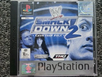 WWE Smackdown 2 Know Your Role PS1 ,Pal , VGC, Manual CIB ,FREE TRACKED POST !!! - Image 1 of 4
