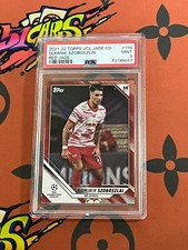 Dominik Szoboszlai 2021-22 Topps UEFA Champions League Red Jade 4/5 PSA 9