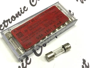 1pcs - SCHURTER FSF 034.1501 2mA 250V 5x20mm Fuse - Picture 1 of 4