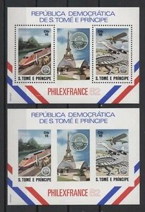 S. Tomè et Prince 1982 Philexfrance '82 BF33 Rouage et Non Entiers € MNH N3558 - Picture 1 of 1
