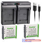 Kastar Battery Dual Charger for Fujifilm NP-50 BC-50 Fuji FinePix F300EXR Camera