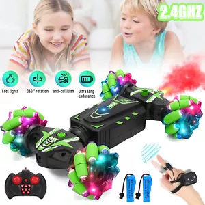 Spider Man 4WD Hand Gesture 360° Sensing RC Stunt Car Off-Road Remote Control UK - Picture 1 of 12