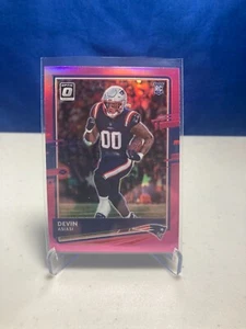 2020 Donruss Optic DEVIN ASIASI Pink Rookie RC #144 New England Patriots - Picture 1 of 2