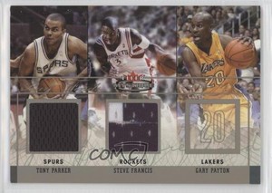 2003 Fleer Mystique Rare Finds Dual Jerseys /250 Tony Parker Steve Francis HOF