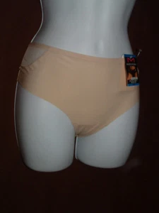 3 NEW MAIDENFORM DM0009 MICROFIBER STRETCH MESH INSERTS HIPSTER PANTIES XL/8 - Picture 1 of 2