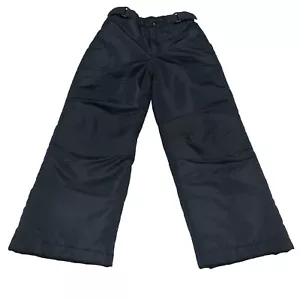 Swiss Tech Boy's Size 8 Medium Black Snow Ski Ice Pants 2 Pockets Insulated - Picture 1 of 12
