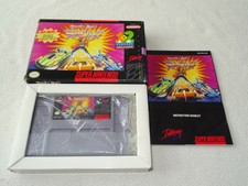 Rock n` Roll Racing SNES game complete with box and booklet NTSC