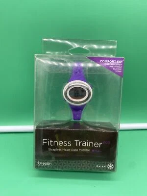 NEW Oregon Scientific SE332 Gaiam FITNESS TRAINER Heart Rate Monitor ~ Purple - Image 1 of 4