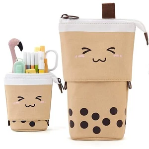 Pop Up Standing Pencil Holder Stationery Office Organizer Box for Students - Picture 1 of 6