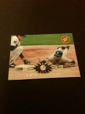 1995 TSC VIRTUAL  REALITY LUIS POLONIA Baseball Card #89. NEW YORK YANKEES.  - Image 1 of 2