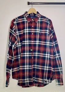 Ralph Lauren Hemd Herren L Large Classic Fit Oxford Karo Academia Preppy Rot - Bild 1 von 5