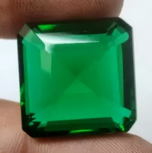 AAA+ Large Green Amethyst 37.70 Ct. Square Cut Loose Gemstone @Birthday Gift - Picture 1 of 6
