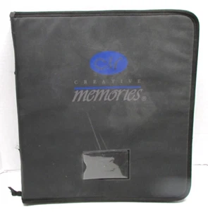 Creative Memories Accessory Binder WITH Protectors Zip Around Scrapbooking - Picture 1 of 19
