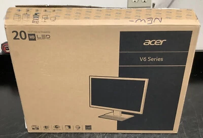 Acer V6 Series 19.5” Viewable HD LCD Monitor | Model V206HQL - Image 1 of 4