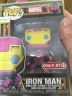 Funko Pop! Marvel Black Light Iron Man Target Exclusive #649