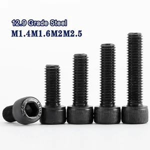 M1.4M1.6M2M2.5 12.9 High Tensile Allen Bolts Socket Cap Screws Hex Head Metric - Picture 1 of 7