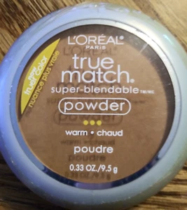 L'Oreal Paris True Match Super-Blendable Powder Warm Chaud .33oz - Picture 1 of 9