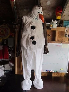 Kids Size 5/6 Disney Frozen Olaf the Snowman Costume Dress up Halloween snow fun - Picture 1 of 9