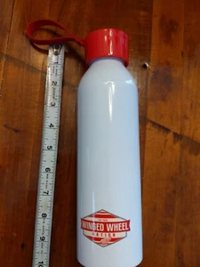 Detroit Red Wings Winged Wheel Nation 21.4 oz water bottle metal - Picture 1 of 4