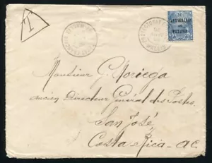 FRANZÖSISCHE PACIFIC WALLIS ET FUTUNA FIJI COSTA RICA STEUERPOST - Bild 1 von 2