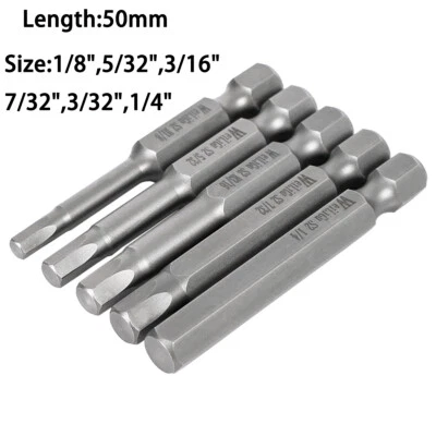 1/4" Hex Magnetic Hex Key with Quick-Change, S2 Steel - Allen Drill Bit Wrenches - Image 1 of 4