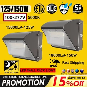 WYZM Outdoor Led Wall Pack Light Fixture IP65 Led Area Security Garage Lighting - Picture 1 of 14
