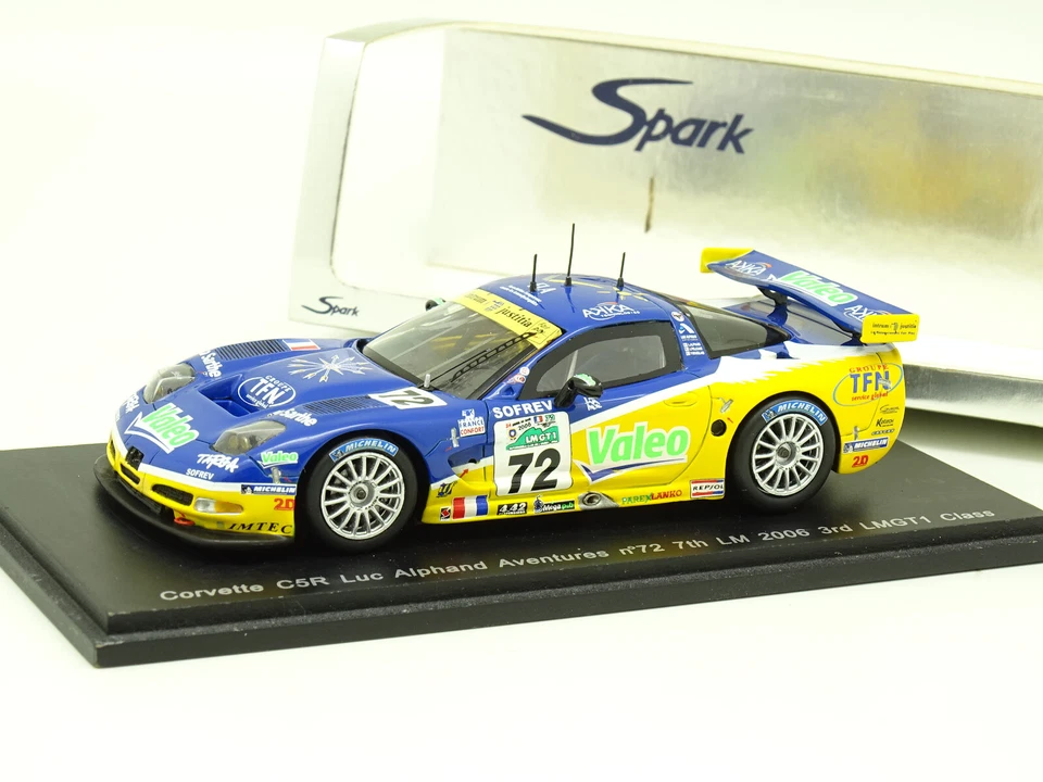 Spark 1/43 - Chevrolet Corvette C5 R Luc Alphand Aventures N°72 Le Mans 2006 - Immagine 1 di 1