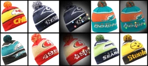 NFL Big Logo LED Light Up Knit Beanie by Forever Collectibles - Picture 1 of 13