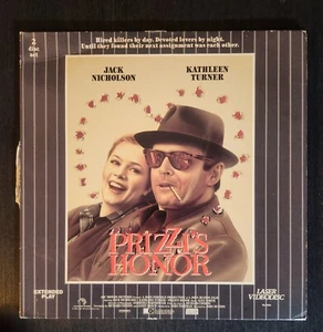 PRIZZI'S HONOR LASERDISC LD DOUBLE DISC 1985 JACK NICHOLSON KATHLEEN TURNER EX G - Picture 1 of 4