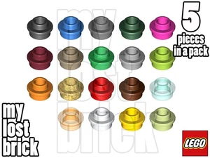 LEGO - Part 85861 - Plates 1x1 with Open Stud (Pack of 5) + NEW + SELECT COLOUR - Picture 1 of 20