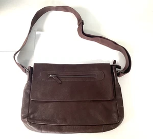 Arturo Calle Genuine Leather Shoulder Bag Cross Body Messenger - Picture 1 of 9