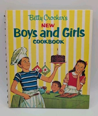 1965 Betty Crocker's New Boys and Girls Cook Book 1st Edition Vintage No Writing - Image 1 of 4