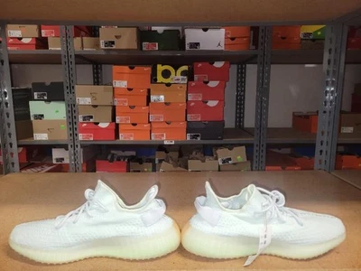 Adidas Yeezy Boost 350 V2 Men Shoes Hyperspace Green Yellow EG7491 Size 12 - Image 1 of 4