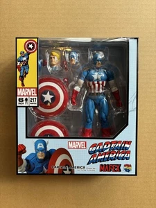 Medicom Toy Mafex 217 Captain America Comic Color - Foto 1 di 1