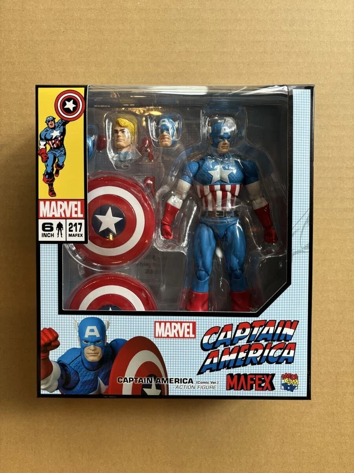 Medicom Toy Mafex 217 Captain America Comic Color - Immagine 1 di 1