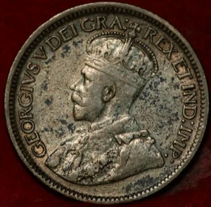 1930 Canada 10 Cents Silver Foreign Coin - Picture 1 of 2