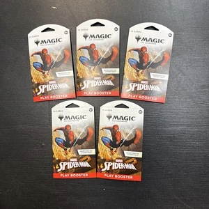 Magic MTG Spider-Man Play Booster Lot of 5 Packs | New Sealed | Marvel Crossover - Bild 1 von 2