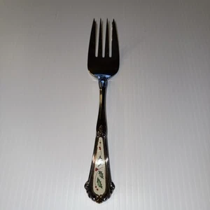 Lenox HOLIDAY Holly & Berry Serving Fork Stainless 8" Great Condition 18/8 - Picture 1 of 3