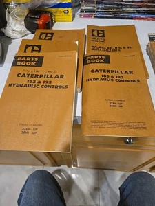 Lot Of 17 Vintage CAT Caterpillar Parts Catalogs ,manuals  hydraulics ,etc - Bild 1 von 8