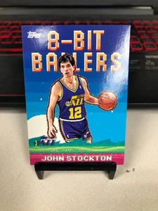 2025-26 Topps Basketball John Stockton 8-Bit Ballers #8B-24 - Bild 1 von 2
