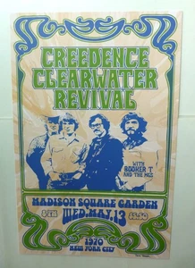 Creedence Clearwater Revival May 13 1970 MSG New York City NY Promo Poster - Picture 1 of 4