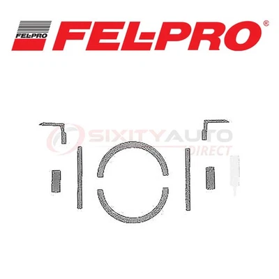 Fel Pro Bearing Rear Main Gasket Seal Set for 1965-1976 Dodge Coronet 3.7L wt Foto 1 de 4