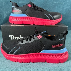 Timberland Pro Setra Composite Safety Toe Black & Pink Shoes Women's Size 8 M - Picture 1 of 8