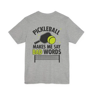 Paddle & Proper Pickleball T-Shirt Mens Bad Words Sports - Picture 1 of 33