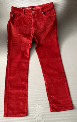 BRAX Cooper Fancy Cord Hose Rot W36 L34 Gr. 52 Gerade Regular - Ungetragen TOP - Bild 1 von 4