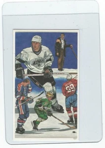 1992 John Mclean Art Promo Wayne Gretzky father and son card mint - Picture 1 of 2